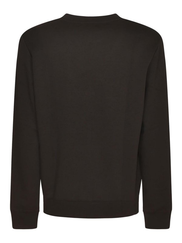 The Best Shops WOOLRICH: Strickpullover mit Rundhalsausschnitt - Rundhalspullover - Schwarz