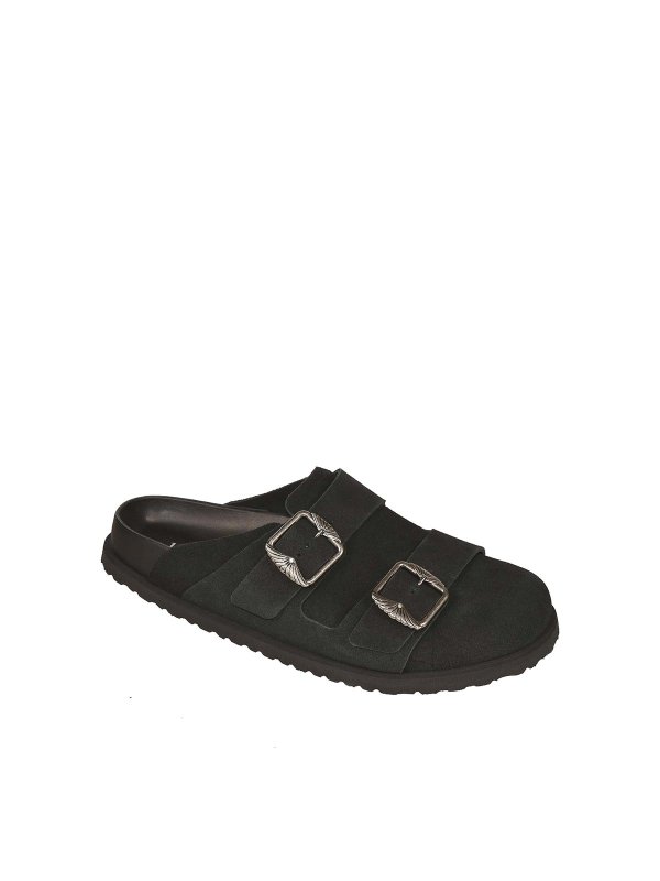 BIRKENSTOCK: Zapatos chinelas online - Chinelas - Negro