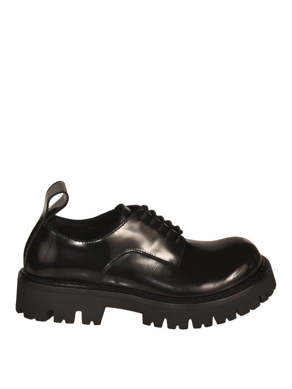 MOSCHINO: Chaussures à lacets - Chaussures À Lacets - Noir