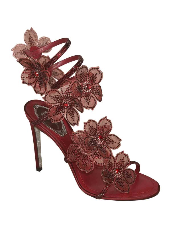 RENE CAOVILLA: Sandales online - Sandales - Rouge Brun