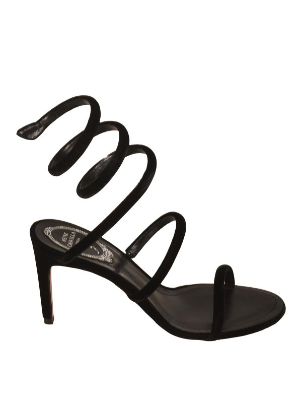 RENE CAOVILLA: Sandalias - Sandalias - Negro