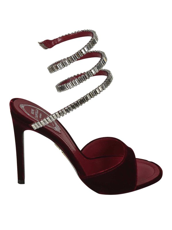 RENE CAOVILLA: Sandalen - Sandalen - Rot