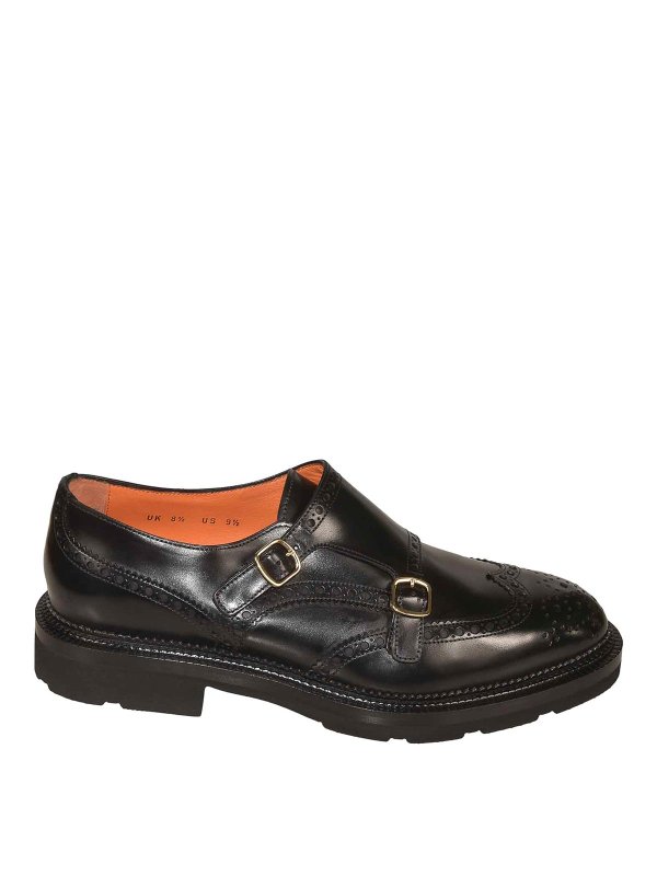 SANTONI: Mocasines y Zapatillas - Mocasines - Negro