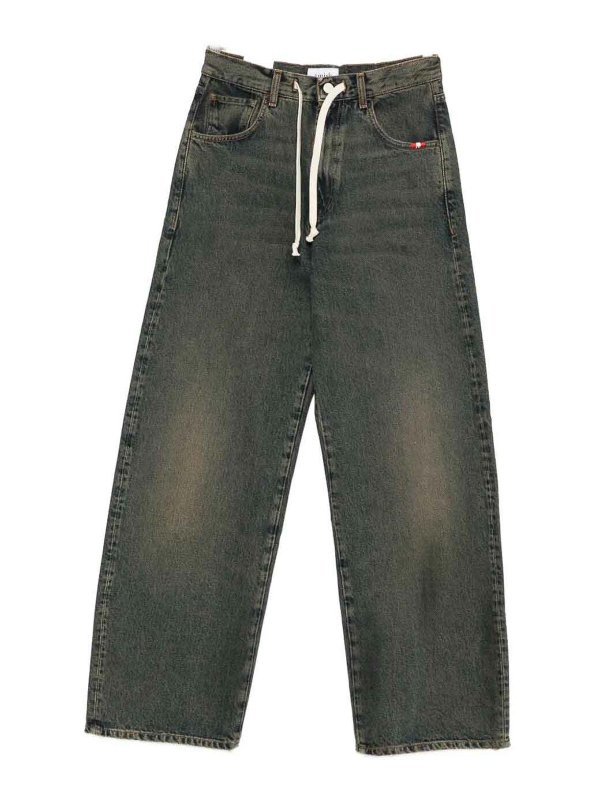 AMISH: Straight Leg Jeans - Straight Leg Jeans - Denim