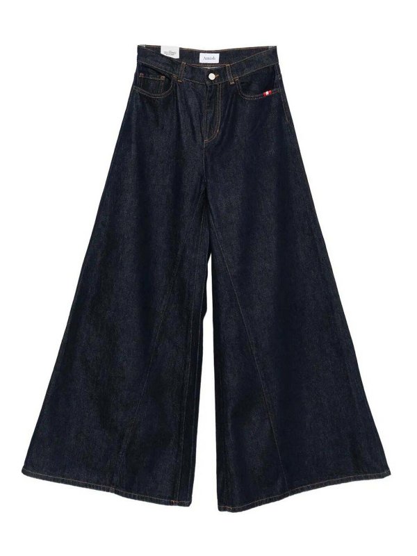 AMISH: casual trousers - Denim Cotton/Viscose