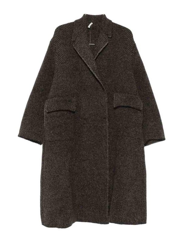 BOBOUTIC: Knielange Mäntel - Knielanger Mantel - Braun