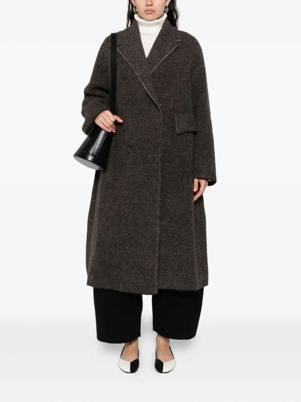 The Best Shops BOBOUTIC: Knielange Mäntel - Knielanger Mantel - Braun