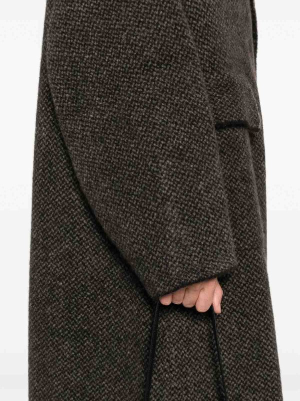 Knielanger Mantel - Braun shop online: BOBOUTIC