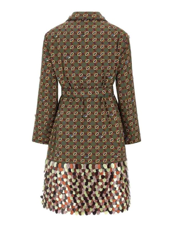 DRIES VAN NOTEN: Manteaux au genou - Manteau Au Genou - Marron Clair