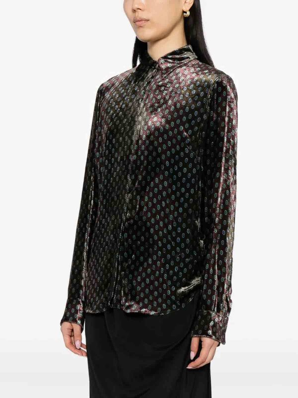 クルーネック - ライトブラウン shop online: DRIES VAN NOTEN