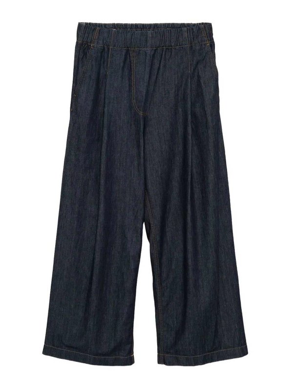 DRIES VAN NOTEN: Straight Leg Jeans - Straight Leg Jeans - Jeansblau
