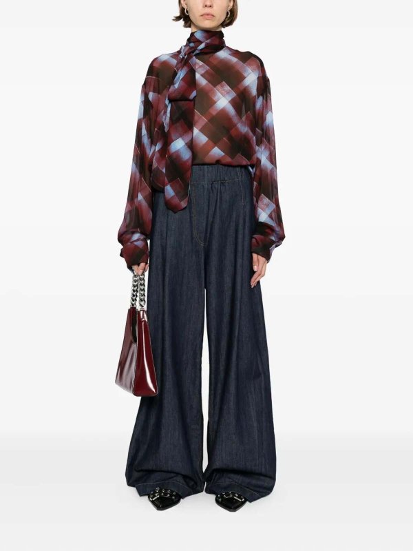 The Best Shops DRIES VAN NOTEN: Straight Leg Jeans - Straight Leg Jeans - Jeansblau