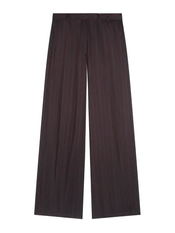 DRIES VAN NOTEN: Pantalons casual - Pantalons Décontractés - Marron