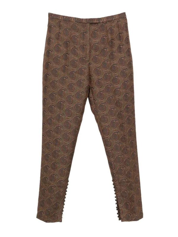 DRIES VAN NOTEN: Casual Hosen - Casual Hose - Bunt
