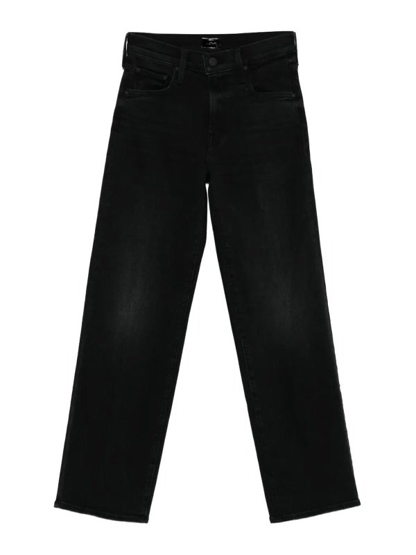MOTHER: Straight Leg Jeans - Straight Leg Jeans - Schwarz