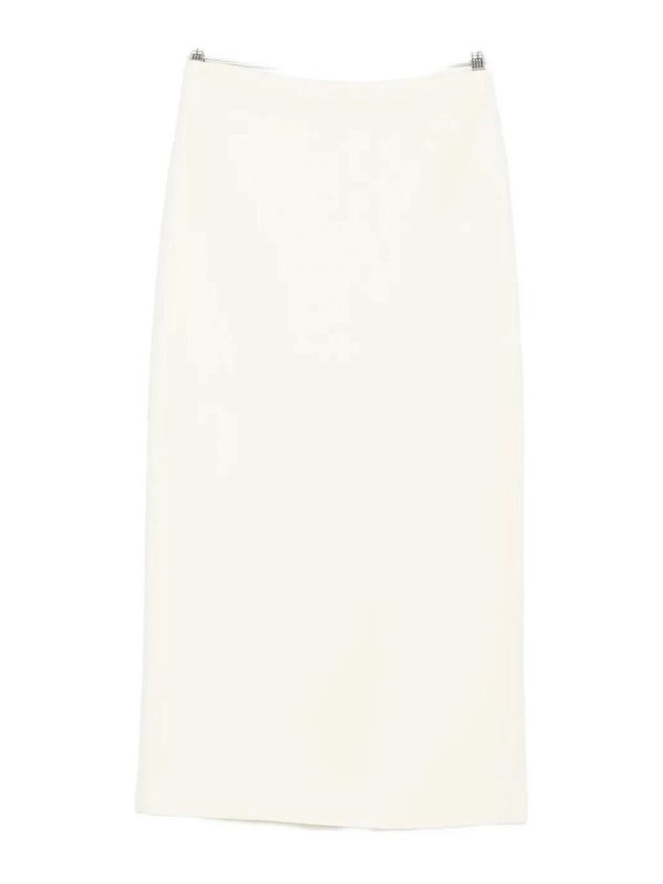 P.A.R.O.S.H.: Knielange und Midi Röcke - Midirock - Creme