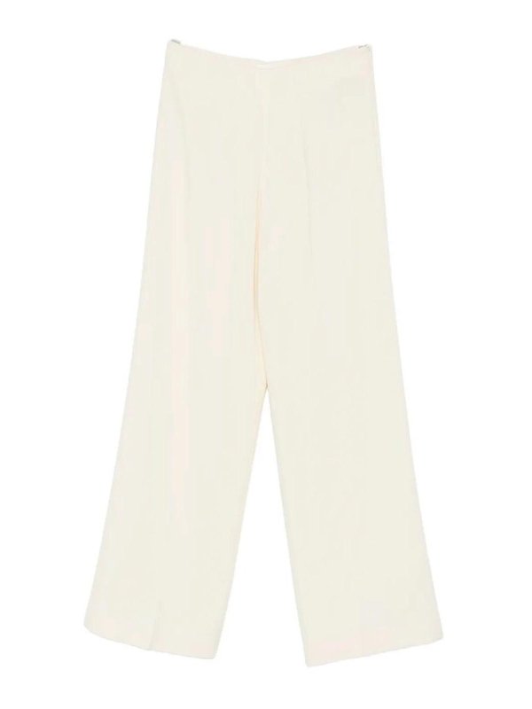 P.A.R.O.S.H.: Pantalons casual - Pantalons Décontractés - Crème