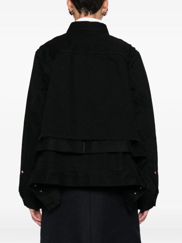 Sacai buy online Denim X Wool Melton Jacket