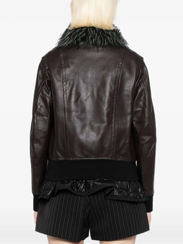 The Best Shops Sacai: Leather Blouson