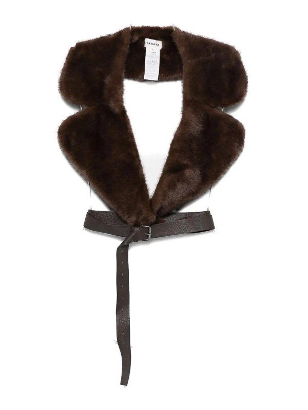 P.A.R.O.S.H.: scarves - Pulse Fur Neck