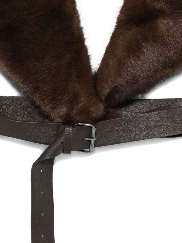 P.A.R.O.S.H.: scarves online - Pulse Fur Neck