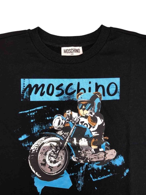 The Best Shops Moschino Kids: Camisetas - Camiseta - Negro