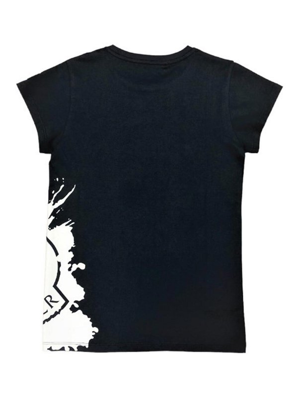 MONCLER JR: T-shirts online - T-Shirt - Bleu