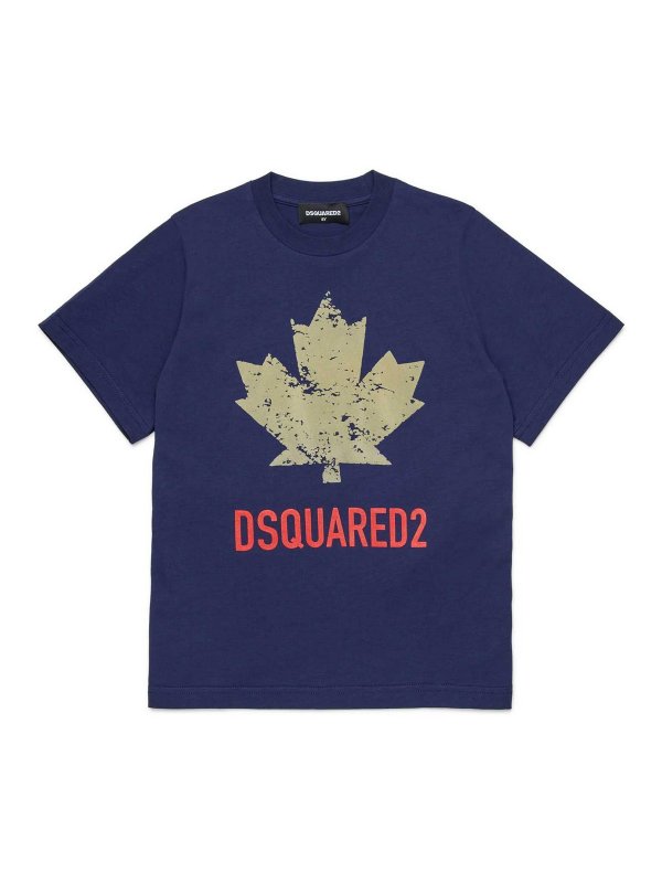 DSQUARED2: t-shirts - T-shirt blu