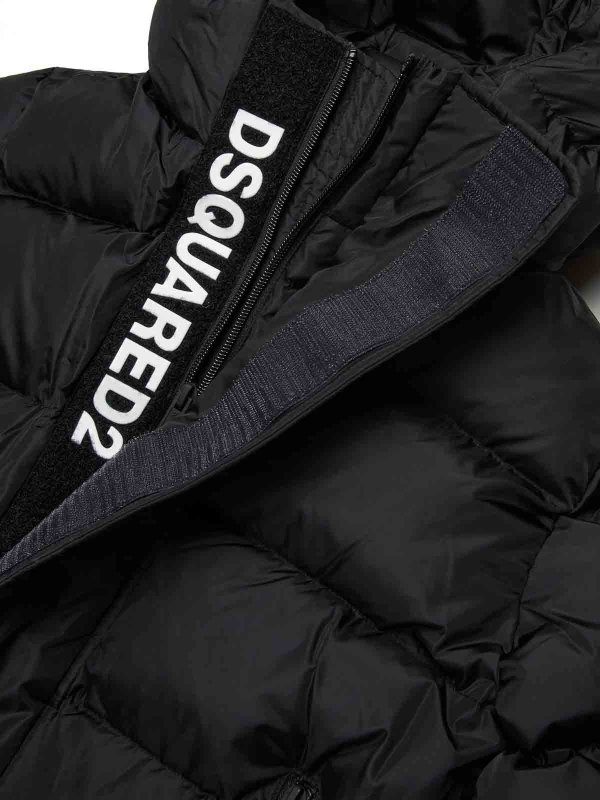 The Best Shops DSQUARED2: Vestes-rembourrees - Blouson Rembourré - Noir