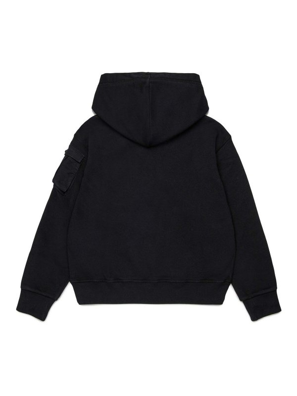 DSQUARED2: Sweatshirts & Sweaters online - Black sweatshirt