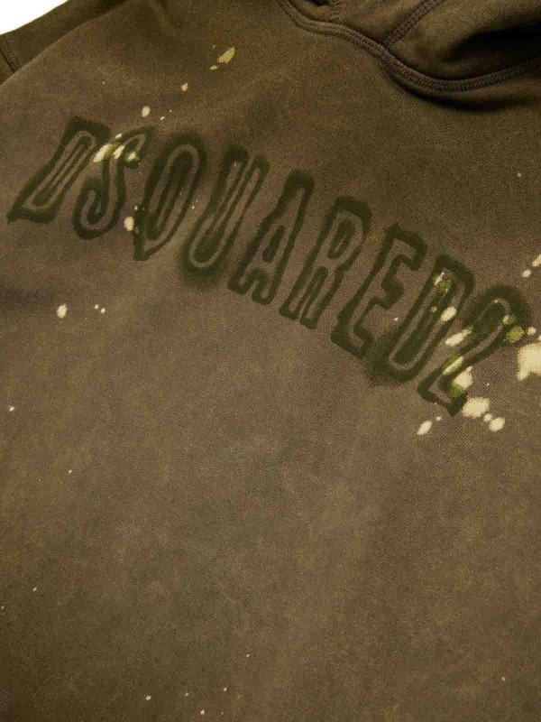 Cotton sweatshirt shop online: DSQUARED2