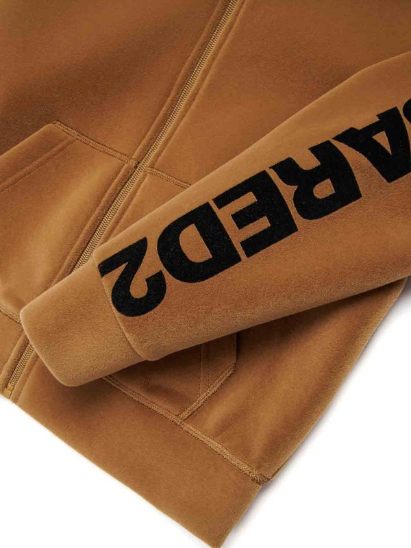 Sweatshirt - Camel shop online: DSQUARED2
