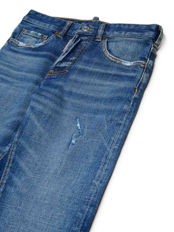 The Best Shops DSQUARED2: straight leg jeans - Jeans realizzato