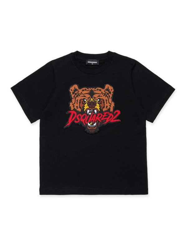 DSQUARED2: t-shirts - T-shirt nera