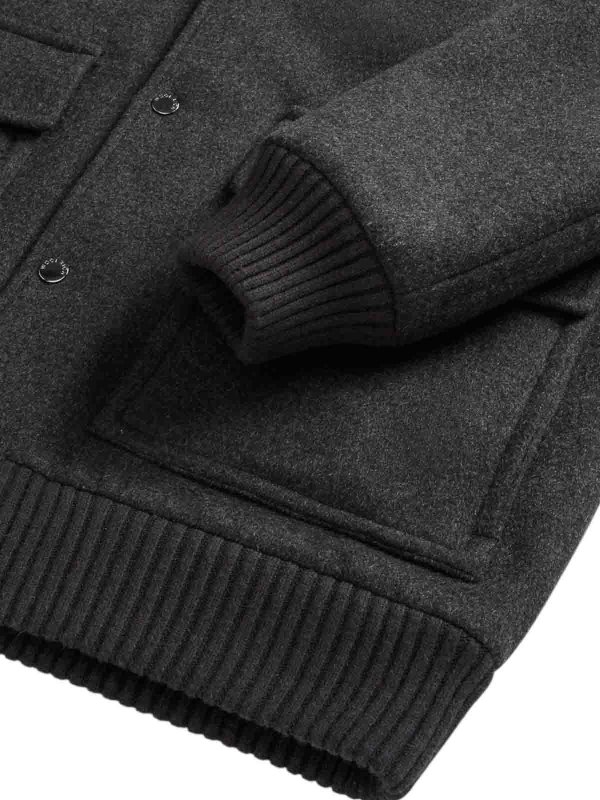 Twill wool miles bomber shop online: WOOLRICH