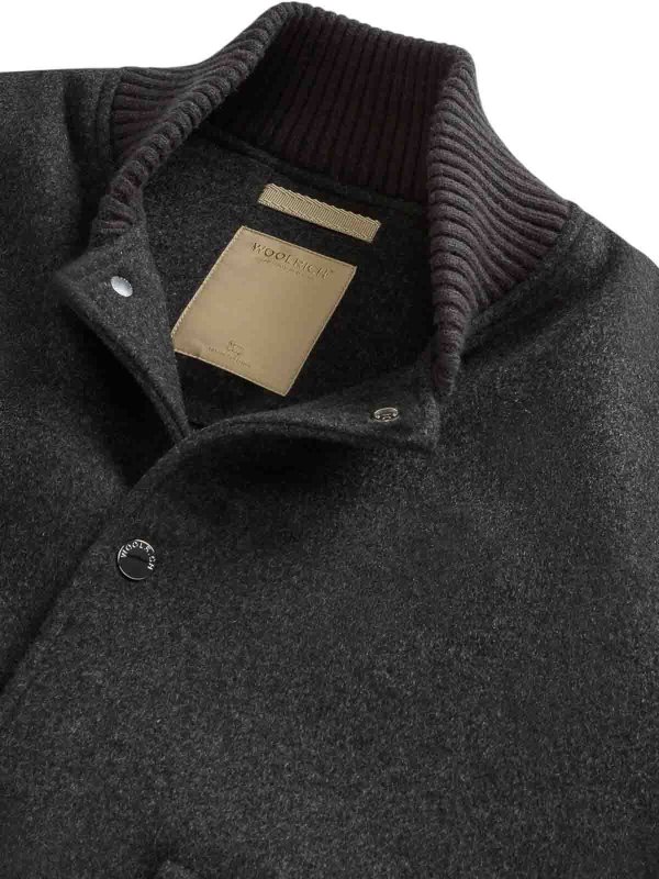 WOOLRICH buy online Twill wool miles bomber