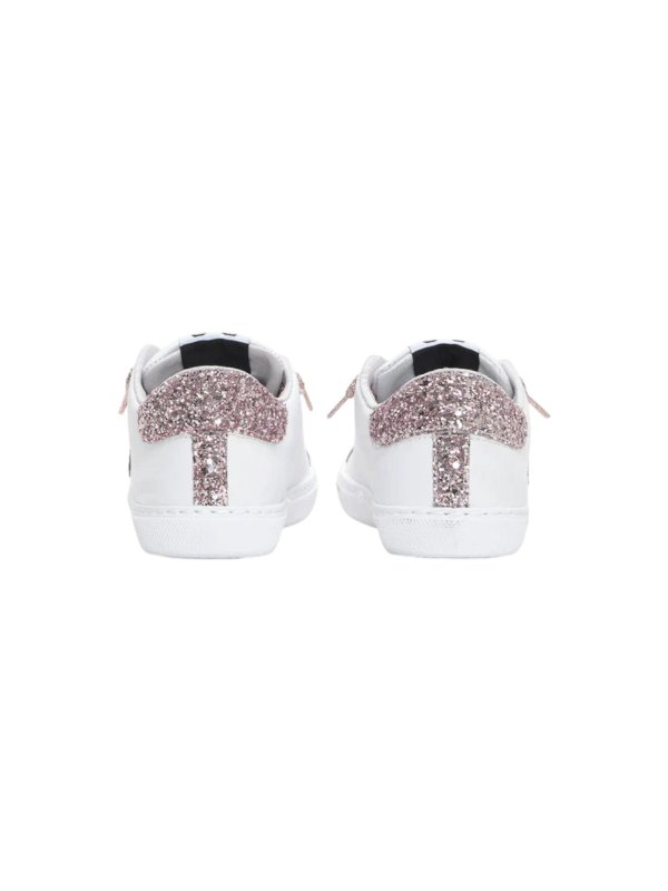 White leather sneakers shop online: 2 STAR KIDS