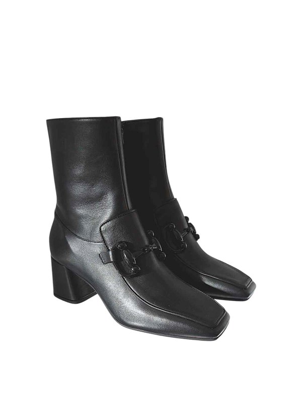 BRUGLIA: tronchetti online - Stivaletto nappa nera