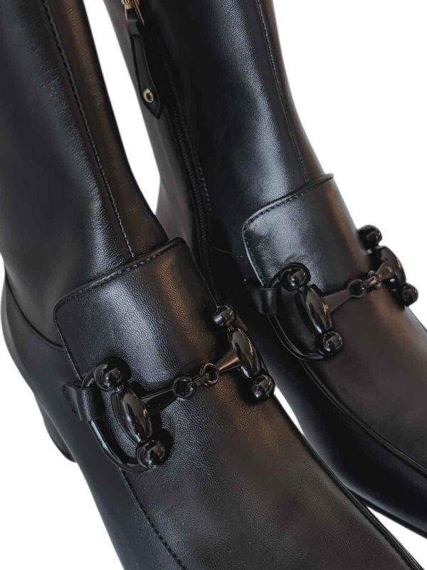 Stivaletto nappa nera shop online: BRUGLIA