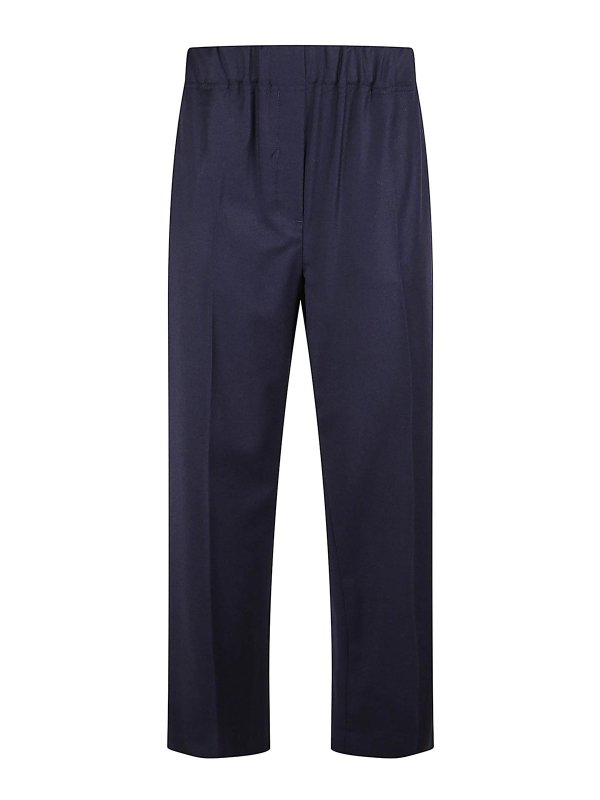 WEEKEND MAX MARA: カジュアルトラウザー - カジュアルパンツ - ブルー