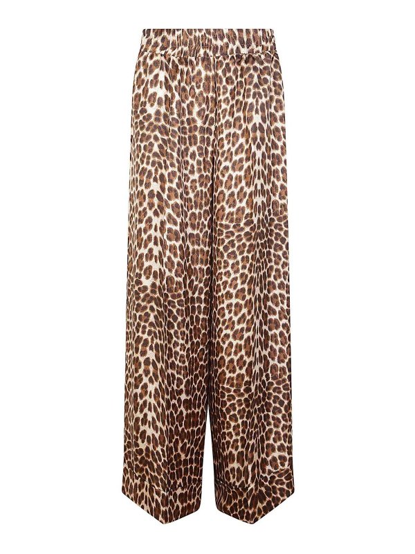 P.A.R.O.S.H.: Pantalons casual - Pantalons Décontractés - Marron