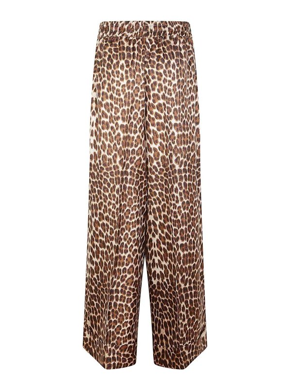 P.A.R.O.S.H.: Pantalons casual online - Pantalons Décontractés - Marron