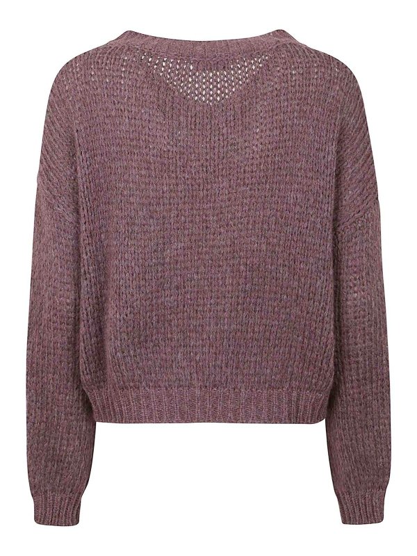 ROBERTO COLLINA: Vネック online - Vネック - 赤