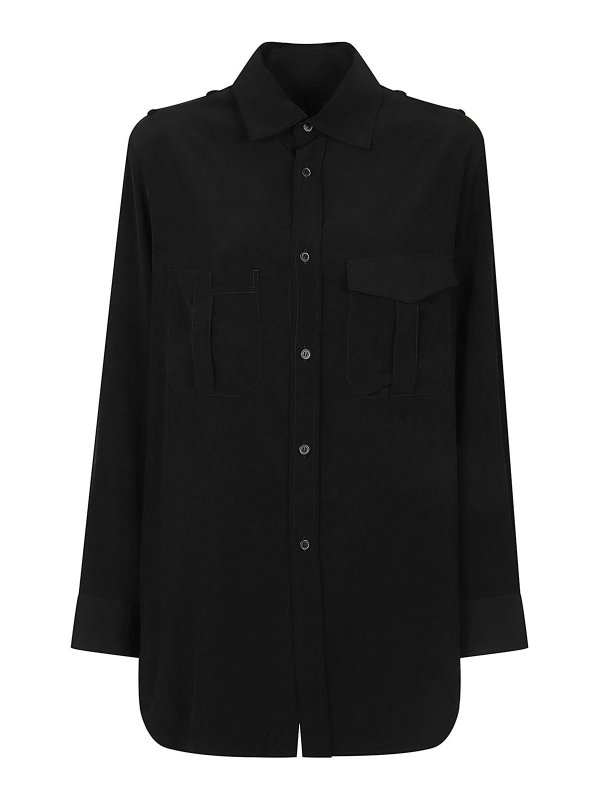 YOHJI YAMAMOTO: Camisas - Camisa - Negro
