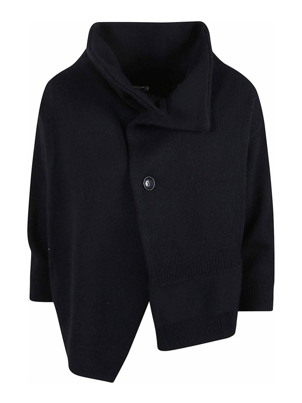 YOHJI YAMAMOTO: Cardigans - Cardigan - Schwarz