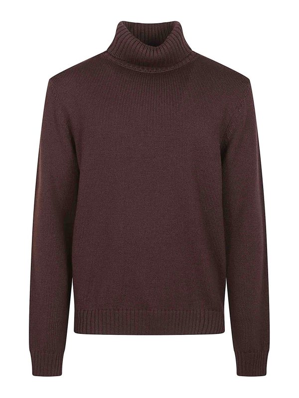 ZANONE: Rollkragenpullover  und Polo-Ausschnitt - Rollkragenpullover - Braun