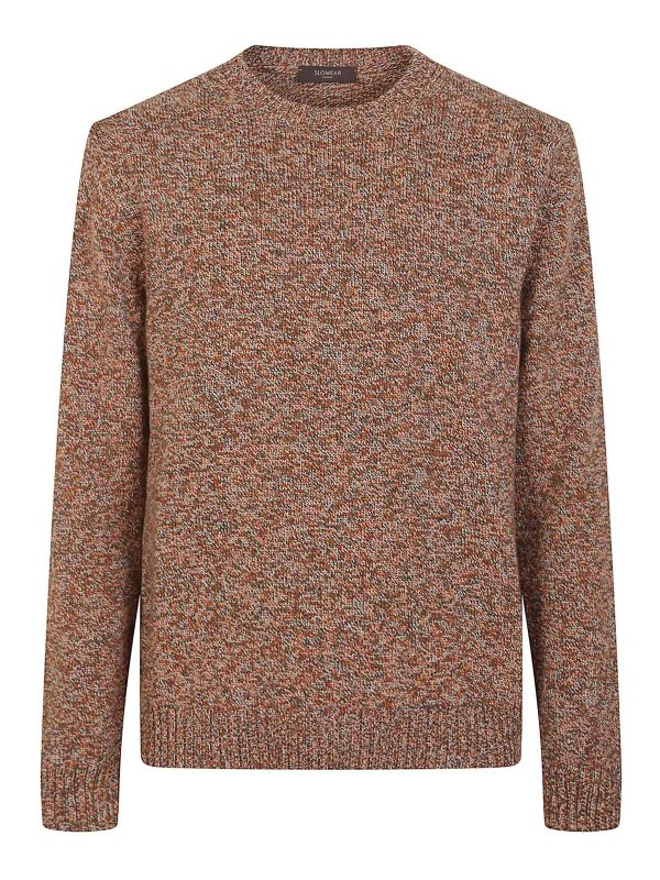 ZANONE: クルーネック - クルーネック - オレンジ