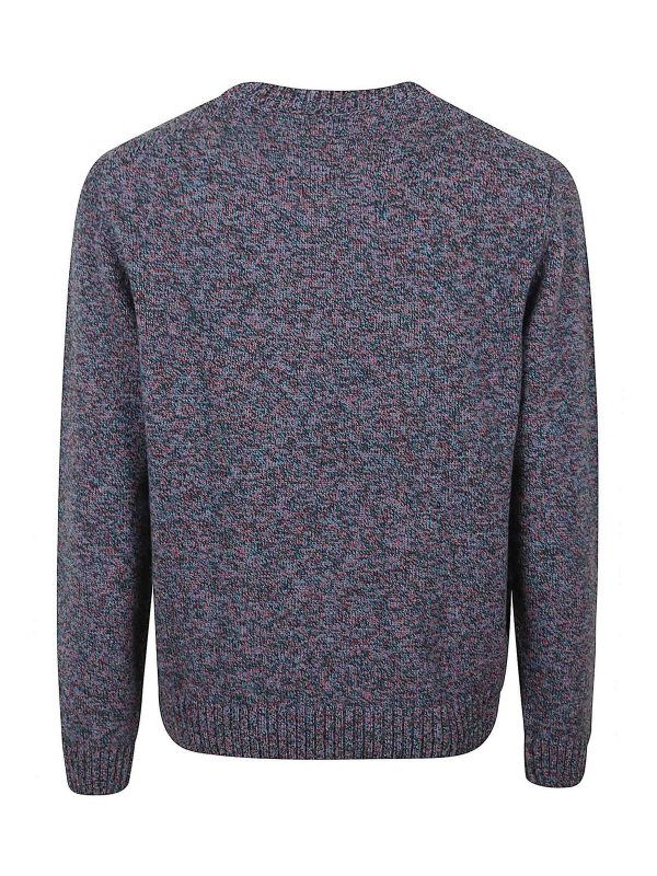 ZANONE: Strickpullover mit Rundhalsausschnitt online - Rundhalspullover - Blau