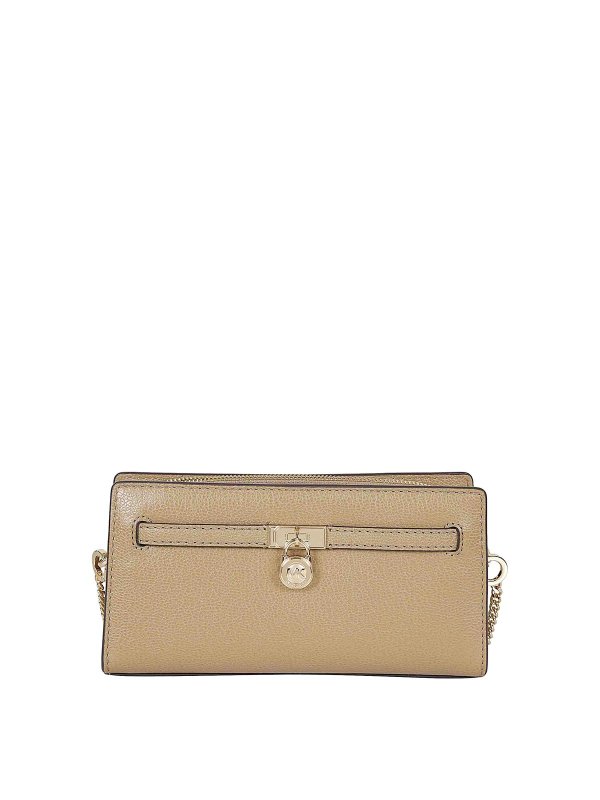 MICHAEL KORS: Clutch - Pochette - Or