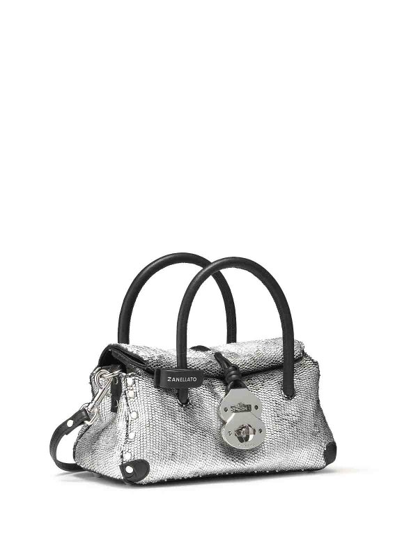ZANELLATO: Bolsos Shopping online - Bolso Shopping - Plata